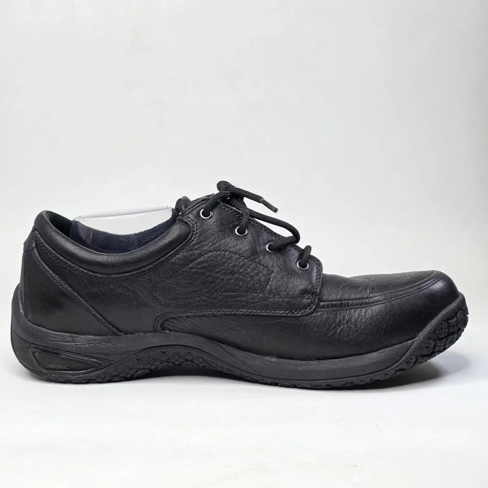 Dunham Waterproof Walking Shoes Men's Size 14 2E Black Leather Slip Resistant